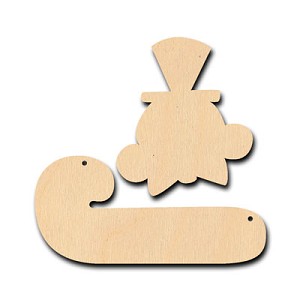 Jingle Cane Snowman (Retired Shape)